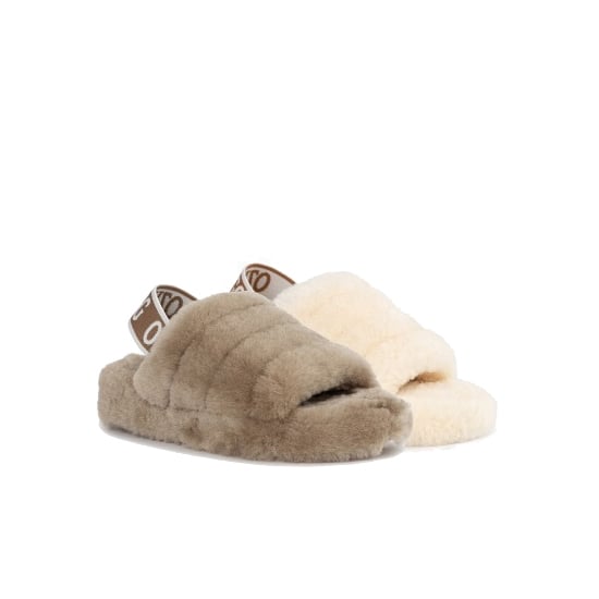 [무료배송] 오즈웨어 키즈 어린이 브루클린 플러프 슬라이드 어그 슬리퍼 OZWEAR UGG OB748K