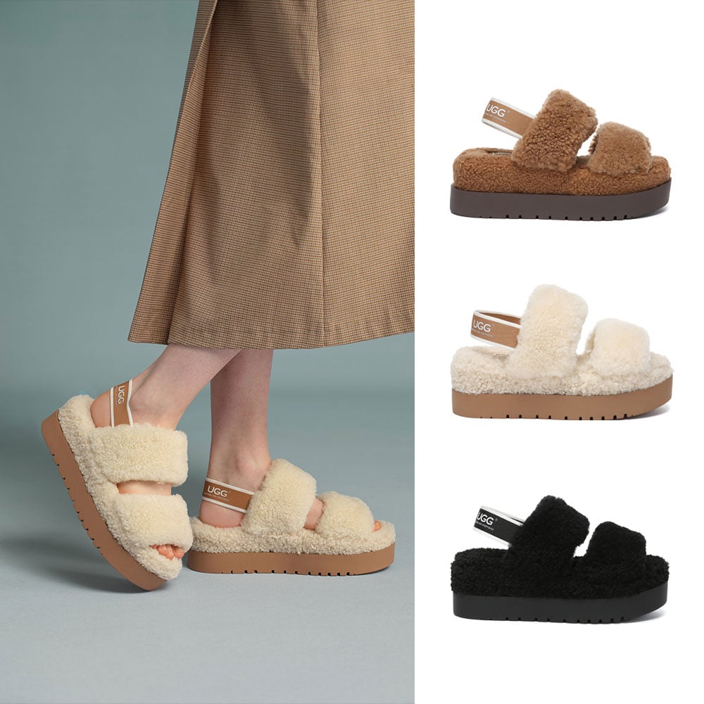 [무료배송] 호주정품 에버어그 라임 밴딩 슬리퍼 AS UGG AS2103