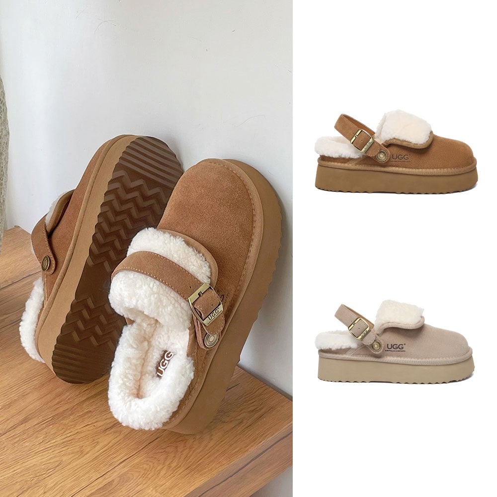 [무료배송] 호주정품 에버어그 텐리 플랫폼 어그 슬리퍼 AS UGG AS2107