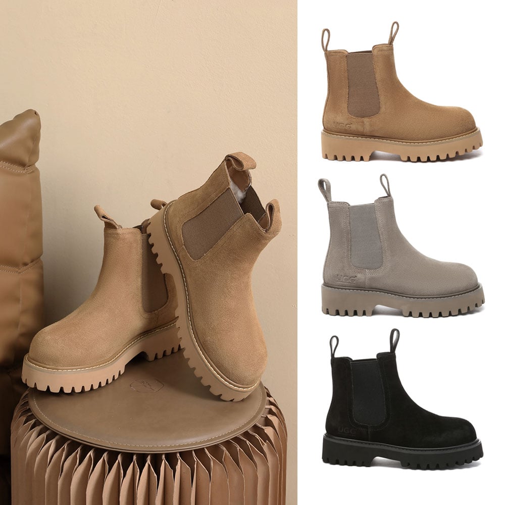 [무료배송] 호주정품 에버어그 차나 첼시 부츠 (굽 4.5cm) AS UGG AS4006