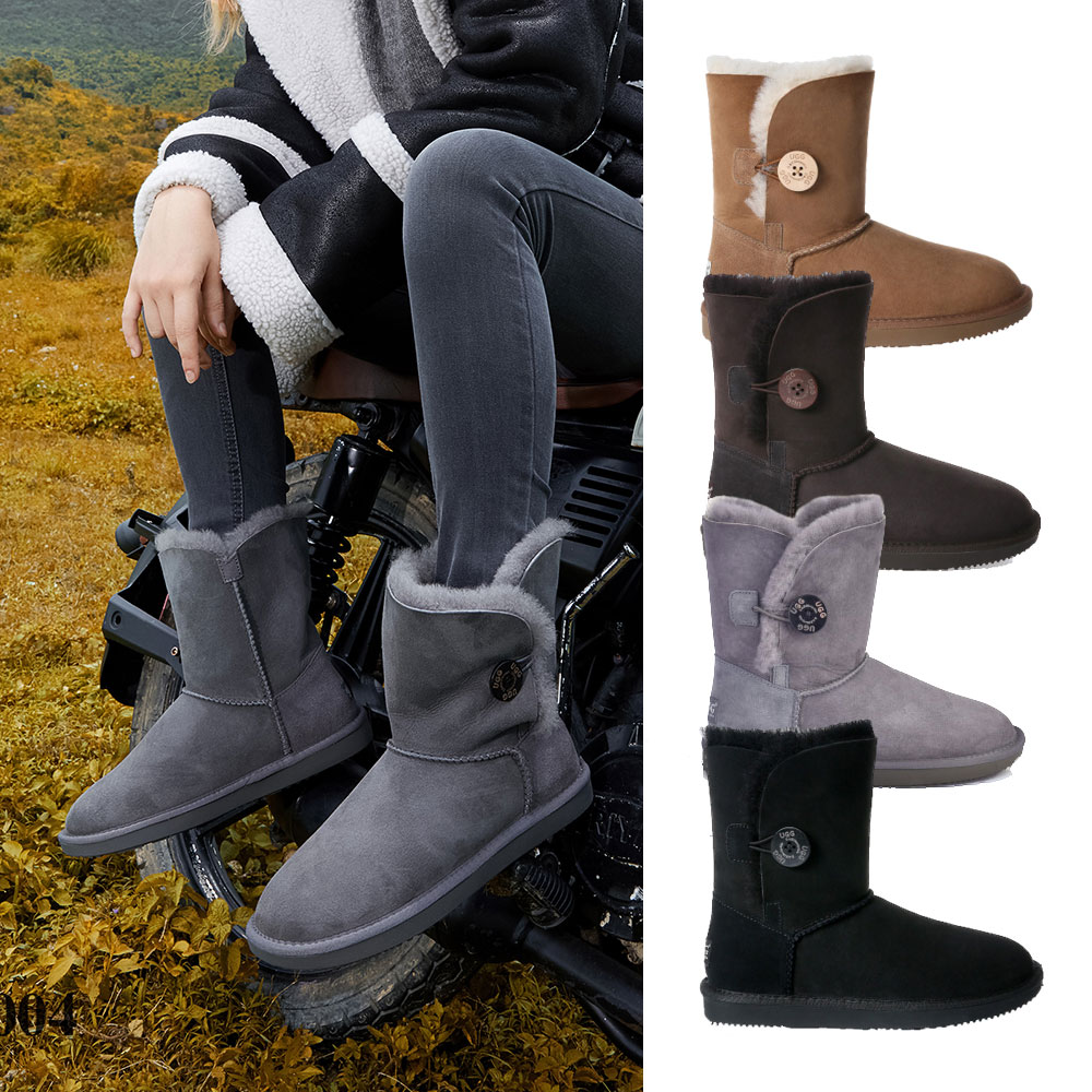 [무료배송] 호주정품 디케이 원 버튼 방수 어그 부츠 DK UGG DK004